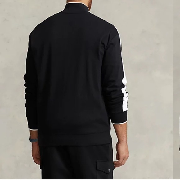 POLO RALPH LAUREN Interlock Track Jacket Black Size 4XLT NEW - Picture 6 of 12
